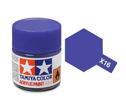 Colore vernice acrilica Tamiya per modellismo statico X16 lucido