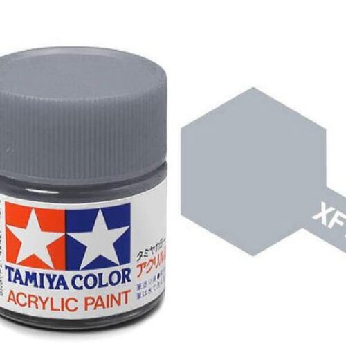 Colore vernice acrilica Tamiya per modellismo statico XF19 sky grey opaco