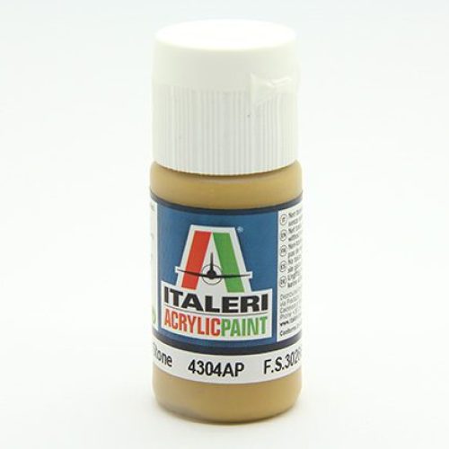 colore vernice acrilica Italeri per modellismo statico 4304AP FLAT MIDDLE STONE F.S. 30266