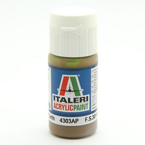 colore vernice acrilica Italeri per modellismo statico 4303AP marrone flat dark earth