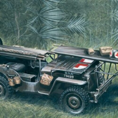 1/4 ton. 4×4 AMBULANCE JEEP – ITALERI 0326 – scala 1 : 35