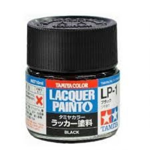 TAMIYA LACQUER PAINT LP-1 TC-82101 NERO LUCIDO