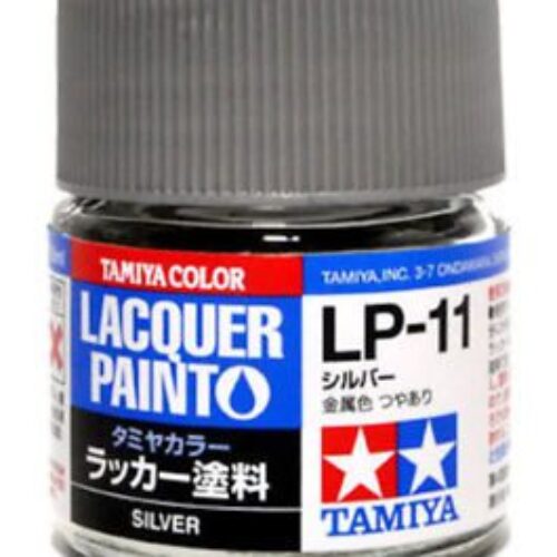 TAMIYA LACQUER PAINT LP-11 TC-82111 ARGENTO