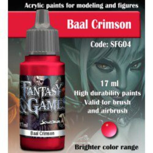 COLORE SCALE75 CODICE SFG04 – BAAL CRIMSON – CONFEZIONE DA 17 ml