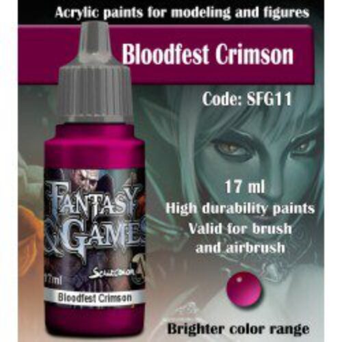 COLORE SCALE75 CODICE SFG11 – BLOODFEST CRIMSON – CONFEZIONE DA 17 ml