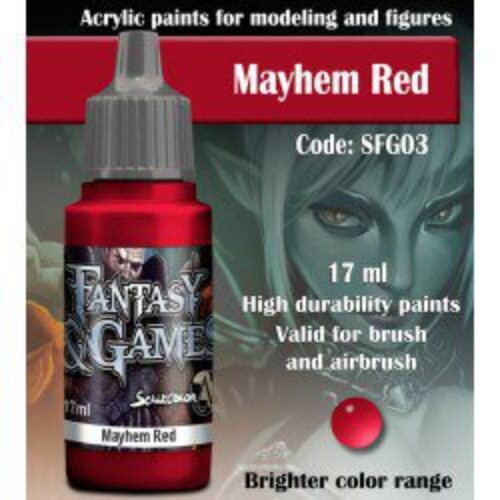 COLORE SCALE75 CODICE SFG03 – MAHYDEM RED – CONFEZIONE DA 17 ml