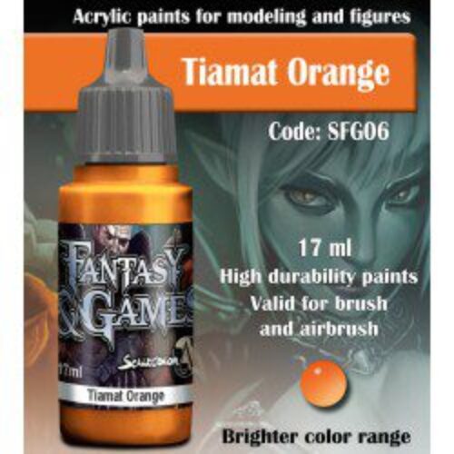 COLORE SCALE75 CODICE SFG06 – TIAMAT ORANGE – CONFEZIONE DA 17 ml