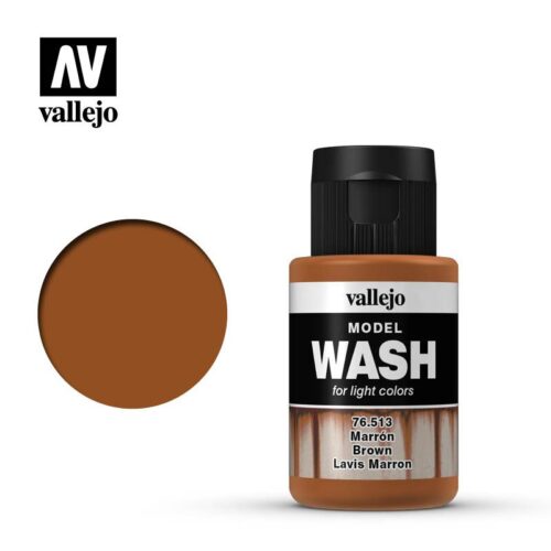 VALLEJO MODEL WASH BROWN 76513