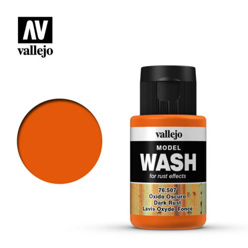 VALLEJO MODEL WASH DARK RUST 76507