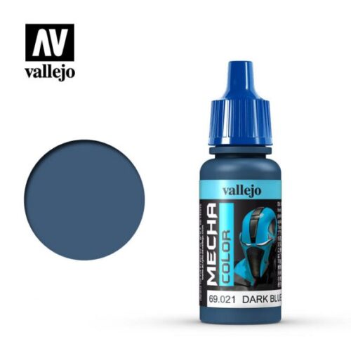 69021 DARK BLUE Vallejo Mecha 17ml colore acrilico satinato plastico