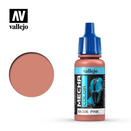 69006 PINK Vallejo Mecha 17ml colore acrilico satinato plastico