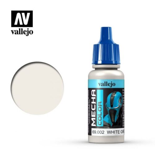 69002 WHITE GREY Vallejo Mecha 17ml colore acrilico satinato plastico