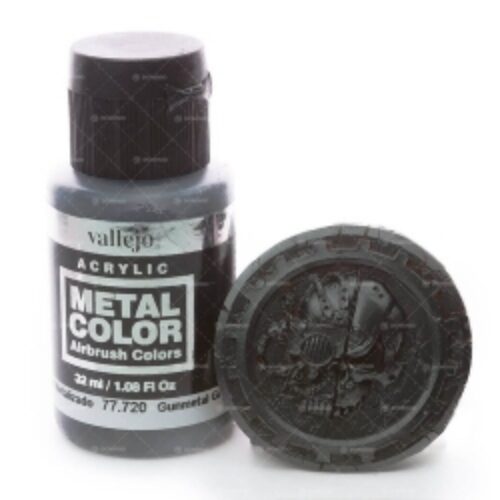 77.720 VALLEJO METAL COLORS: GUNMETAL GREY(32ML)