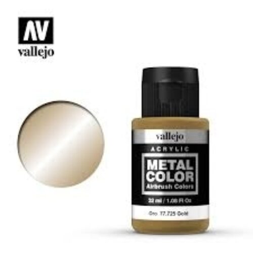 77.725 VALLEJO METAL COLORS: GOLD (32ML)