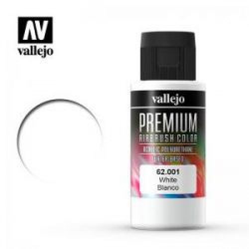 62001 VALLEJO PREMIUM AIRBRUSH: WHITE (60ML)