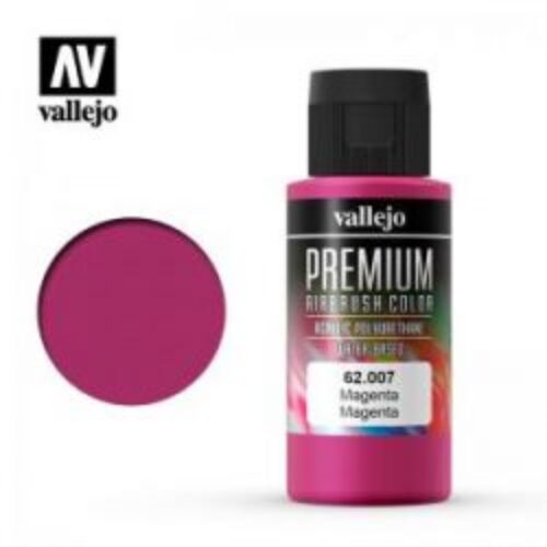 62007 VALLEJO PREMIUM AIRBRUSH: MAGENTA (60ML)