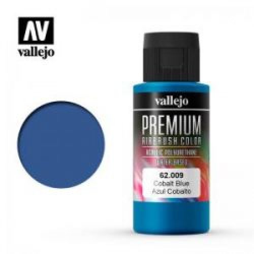 62009 VALLEJO PREMIUM AIRBRUSH: COBALT BLUE (60ML)