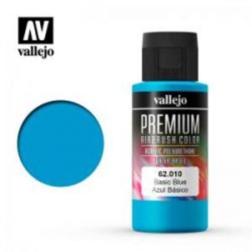 62010 VALLEJO PREMIUM AIRBRUSH: BASIC BLUE (60ML)