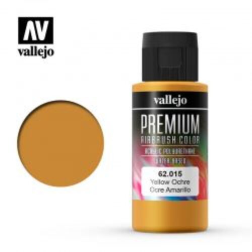 62015 VALLEJO PREMIUM AIRBRUSH: YELLOW OCHRE (60ML)