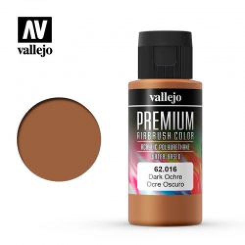 62016 VALLEJO PREMIUM AIRBRUSH: DARK OCHRE (60ML)