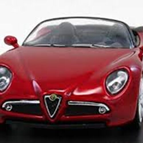 ALFA ROMEO 8C SPIDER RED METALLIC