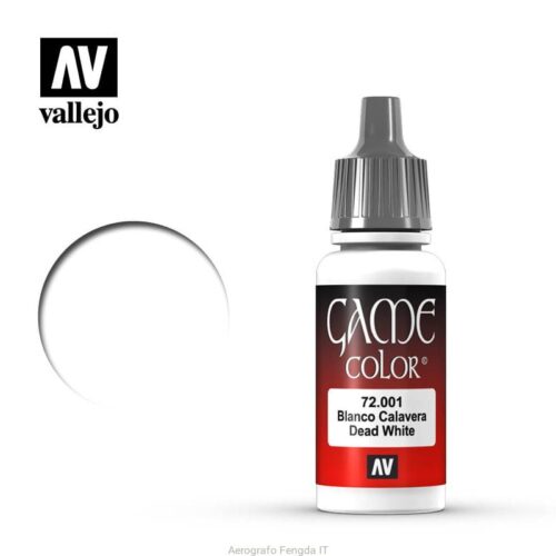 72001 Vallejo Game Color game Dead White Colore acrilico Modellismo e Miniature 17ml