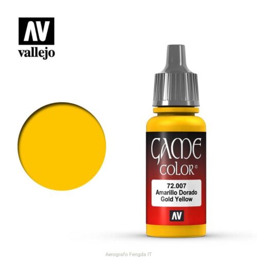 72007 Vallejo Game Color Gold Yellow Colore acrilico Modellismo e Miniature 17ml