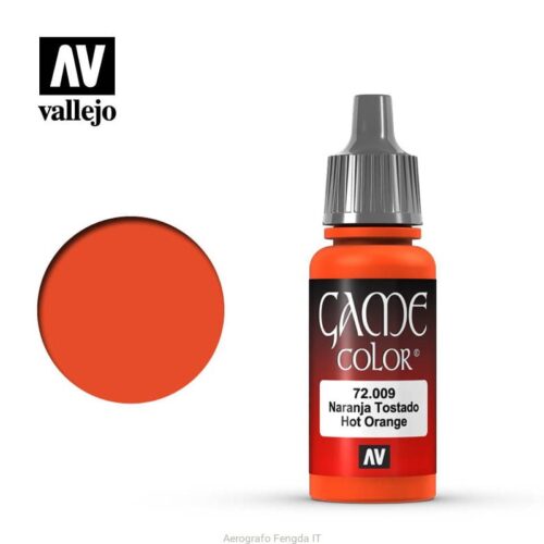 72009 Vallejo Game Color Hot Orange Colore acrilico Modellismo e Miniature 17ml