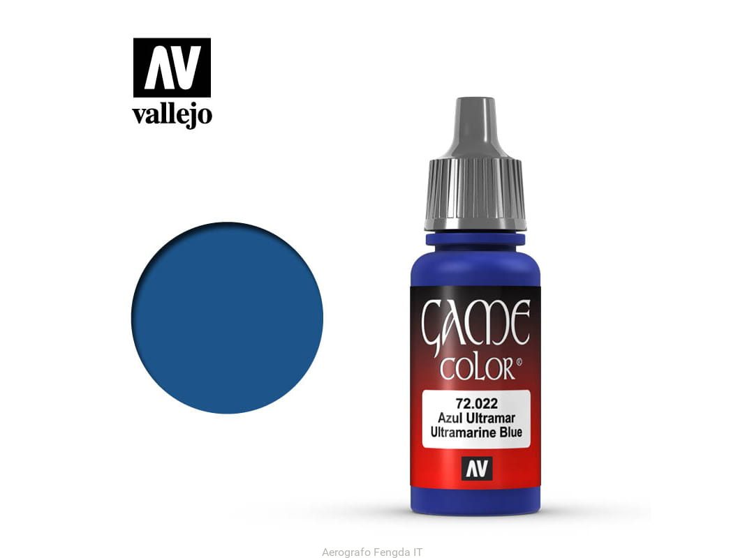 72022 Vallejo Game Color Ultramarine Blue Colore acrilico Modellismo e  Miniature 17ml