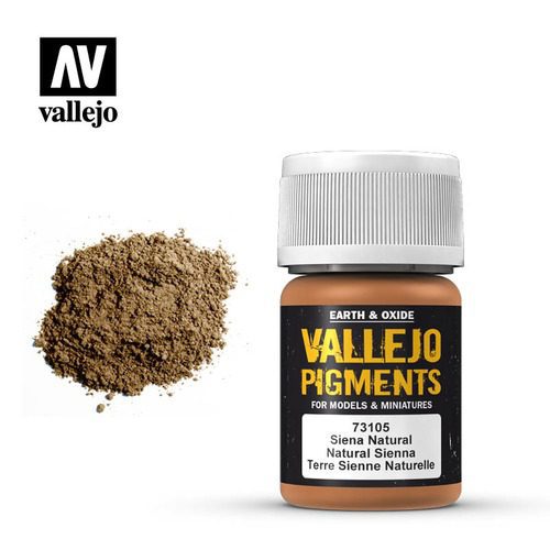 73.105 VALLEJO PIGMENTS: NATURAL SIENA (35ML)