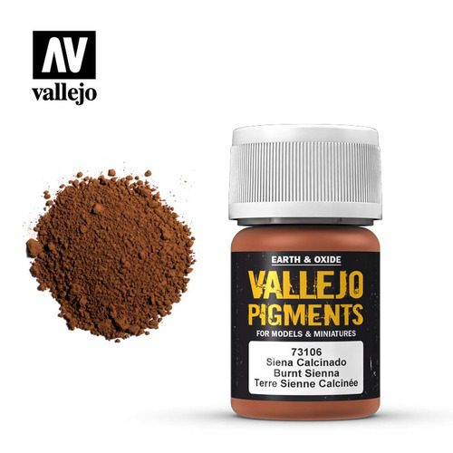 73.106 VALLEJO PIGMENTS: BURNT SIENA (35ML)