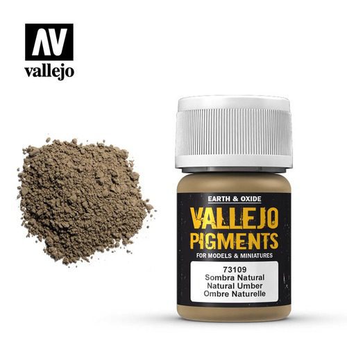 73.109 VALLEJO PIGMENTS:  NATURAL UMBER (35ML)