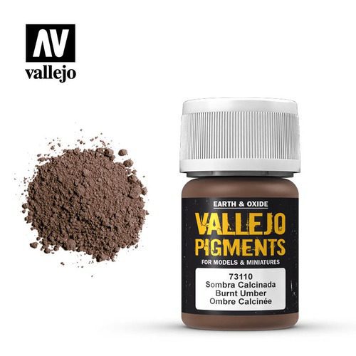 73.110 VALLEJO PIGMENTS:  BURNT UMBER (35ML)