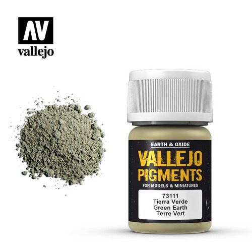 73.111 VALLEJO PIGMENTS:  GREEN EARTH (35ML)