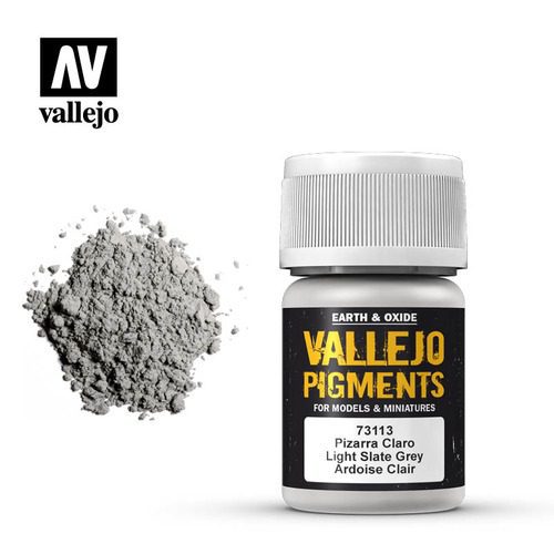 73.113 VALLEJO PIGMENTS:  LIGHT SLATE GREY (35ML)