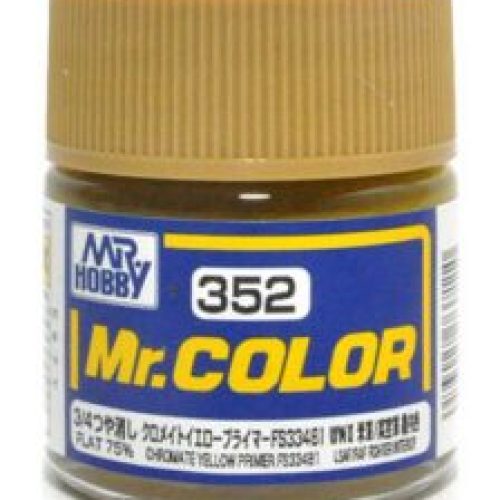 C-352 Gunze Lacquer smalto Chromate Yellow Primer opaco 75% 10ml colore modellismo