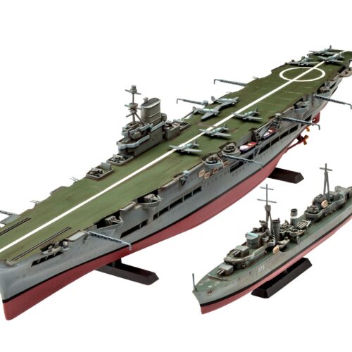 HMS Ark Royal & Tribal Class Destroyer REVELL 05149 scala 1:720