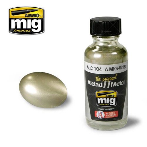 ALC104 ALCLAD II AMMO MIG PALE BURNT METAL (30ML) A.MIG-8218