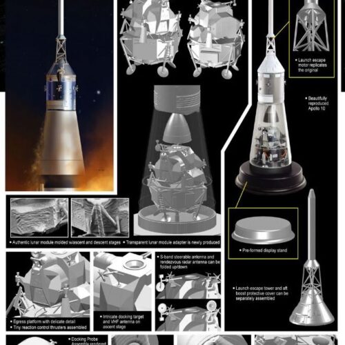 Apollo 10 CSM + LM + LES –scala 1:72 DRAGON 11003