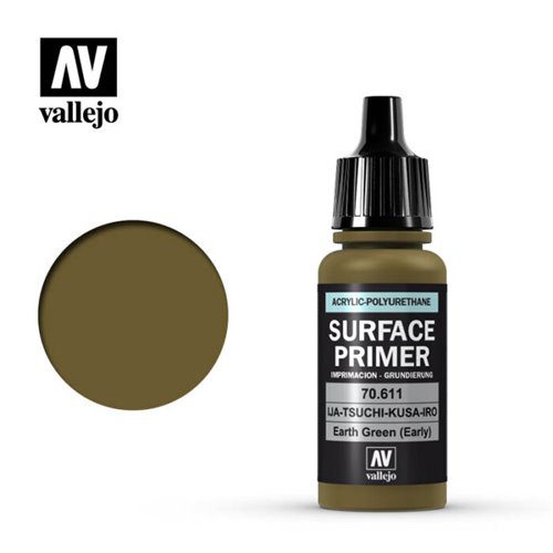 70611 Vallejo Primer:  IJA TSUCHI-KUSA-IRO ACR-POL (17ml)