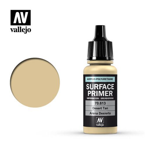 70613 Vallejo Primer:  DESERT TAN BASE ACR-POL (17ml)