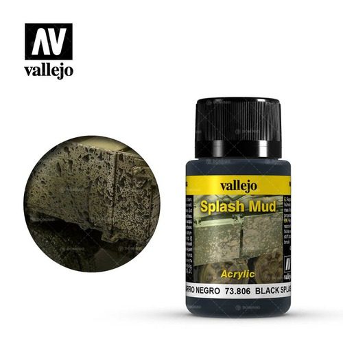 73806 VALLEJO BLACK SPLASH MUD (40ML)