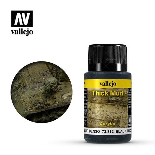 73812 VALLEJO BLACK MUD (40ML)