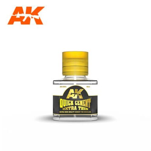 AK INTERACTIVE: Colla rapida per plastica Extra Fine 40ml. AK12001