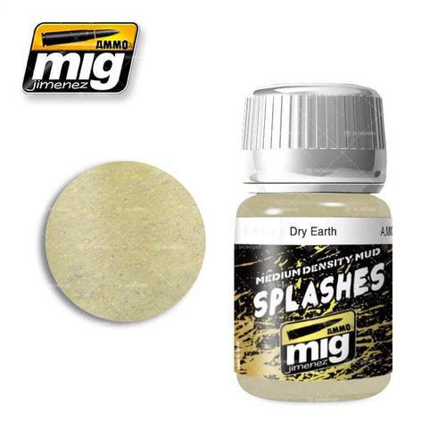 1750 MEDIUM DENSITY MUD SPLASHES: DRY EARTH (35ML) AMMO MIG