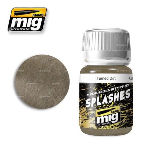 1753 MEDIUM DENSITY MUD SPLASHES: TURNED DIRT (35ML) AMMO MIG