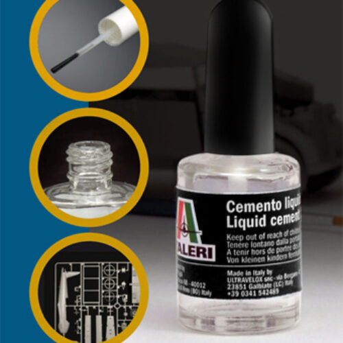 Colla CEMENTO LIQUIDO PER PLASTICA pennello grande 15ml 3989P