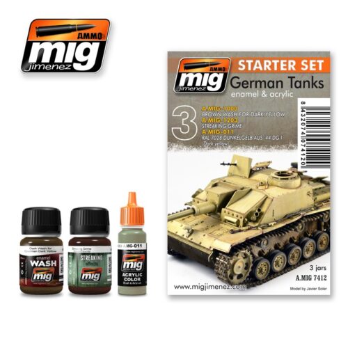 7412 GERMAN TANKS -STARTER SET AMMO MIG