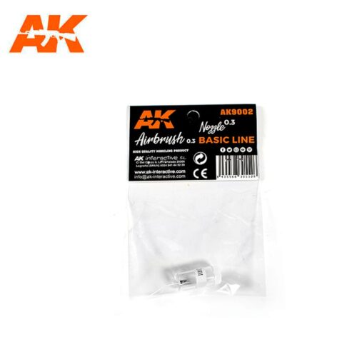 0,3 UGELLO PER AK AEROGRAFO AK INTERACTIVE AK9002