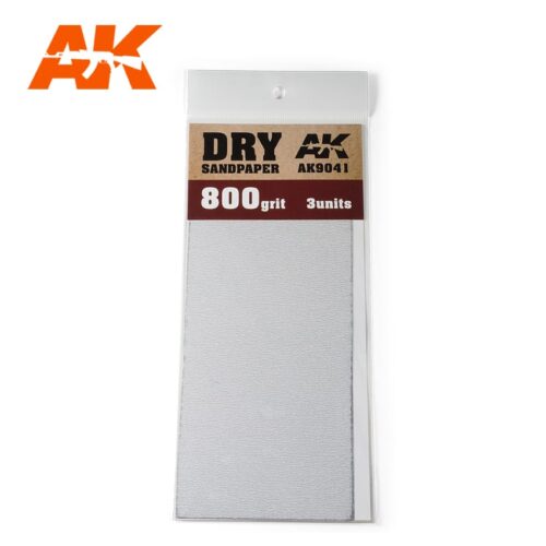 CARTA ABRASIVA DRY 800 AK INTERACTIVE AK9041